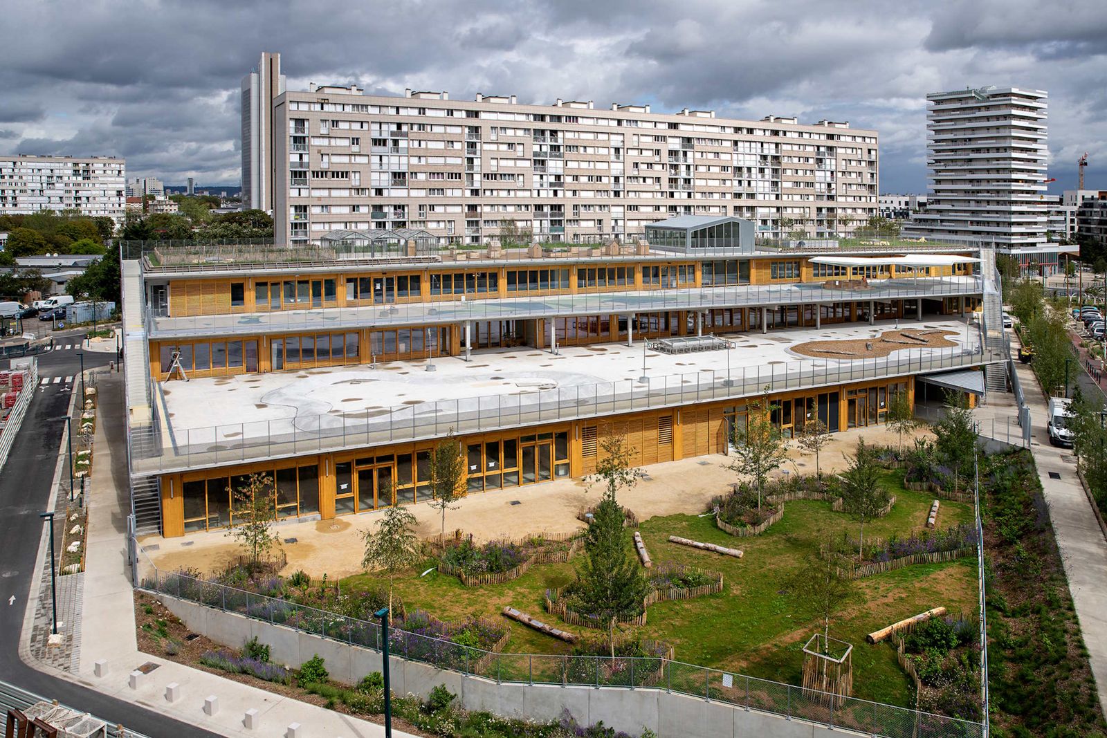 Groupe scolaire Joliot-Curie, équipement de sécurisation.