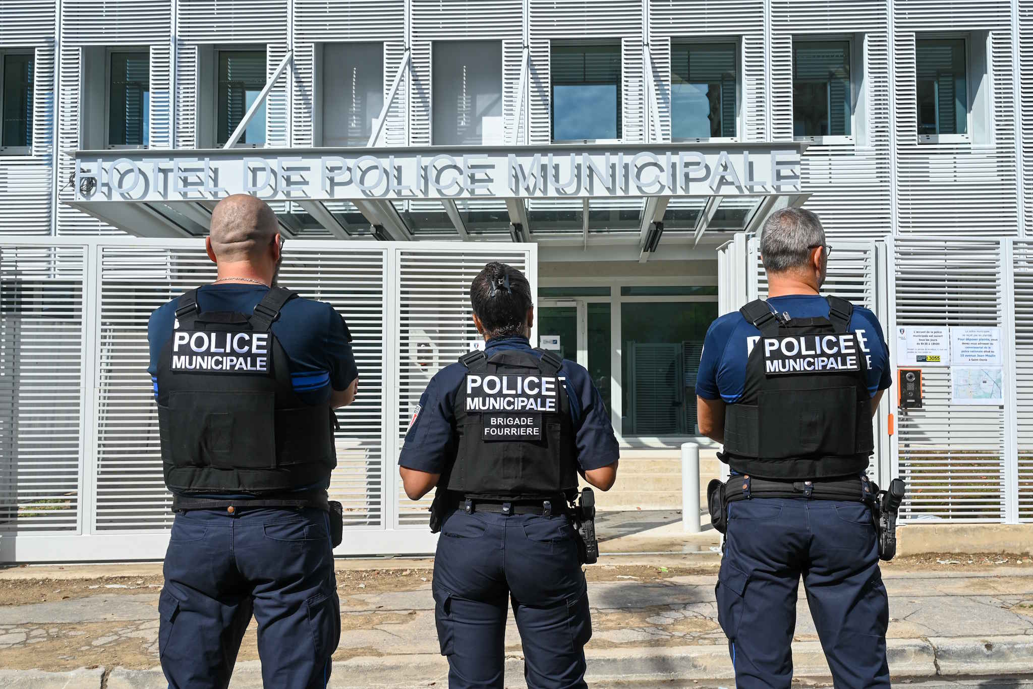 Hôtel de police municipale de Saint-Denis.